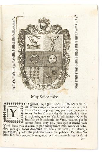 (MEXICAN IMPRINT--PUEBLA.) Jerónimo Cortés y Zedeño. Arte, vocabulario y confessionario en el idioma mexicano,